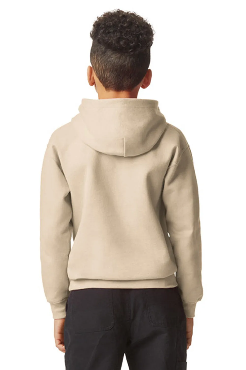 Gildan Youth Softstyle Hooded Sweatshirt Hoodie w/ Pouch Pocket - Sand  Affordable Clothing Gildan