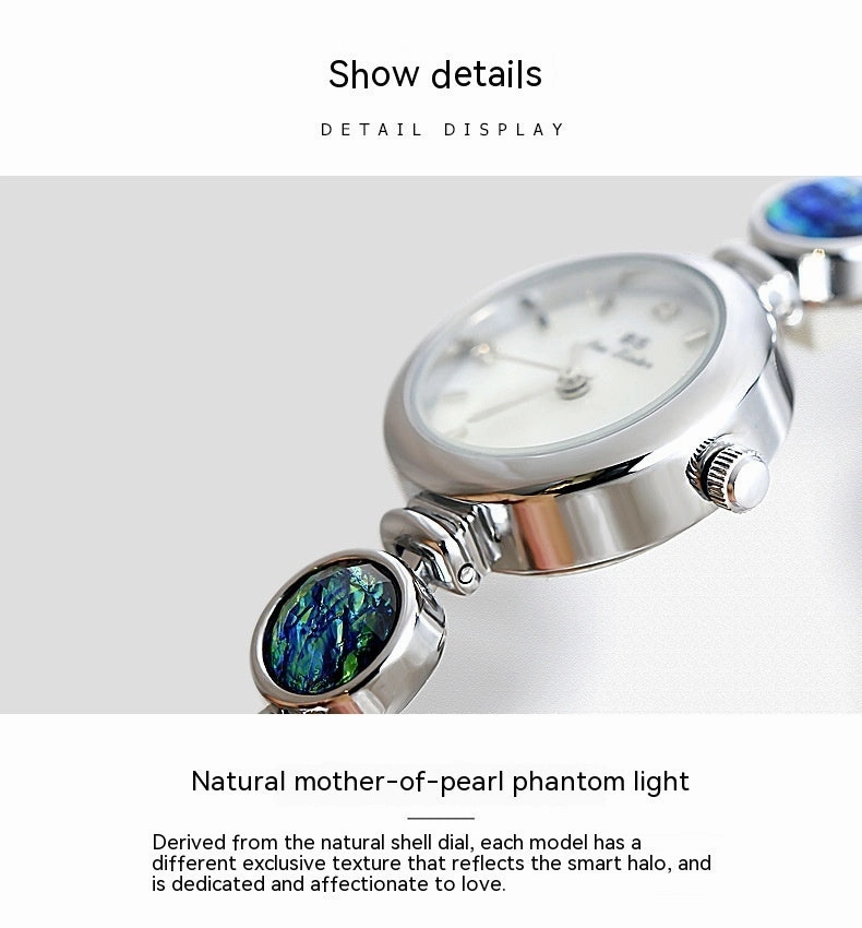Glow Rough Stone INS Malachite Colorful Women's Watch