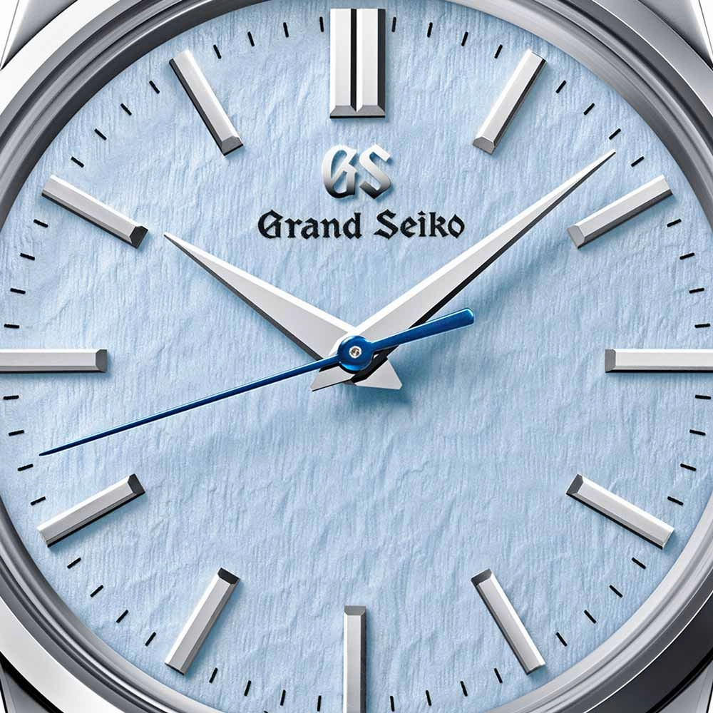 Grand Seiko Elegance Collection Skyflake Quartz 34mm Blue Dial Watch SBGX353G