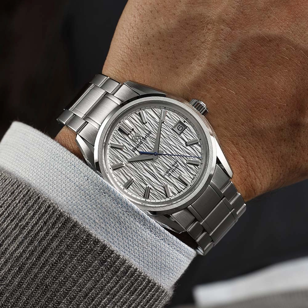 Grand Seiko Evolution 9 Hi-Beat White Birch 40mm White Dial Gents Automatic Watch SLGH005G