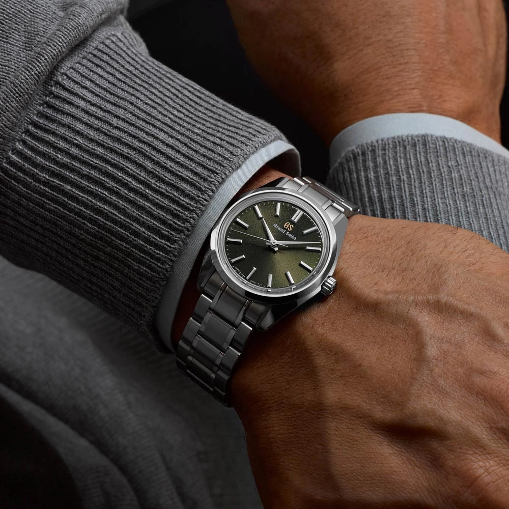 Grand Seiko Heritage Collection Mount Iwate - Autumn Dusk European Limited Edition 36.5mm Green Dial Gents Manual Wound Watch SBGW303G