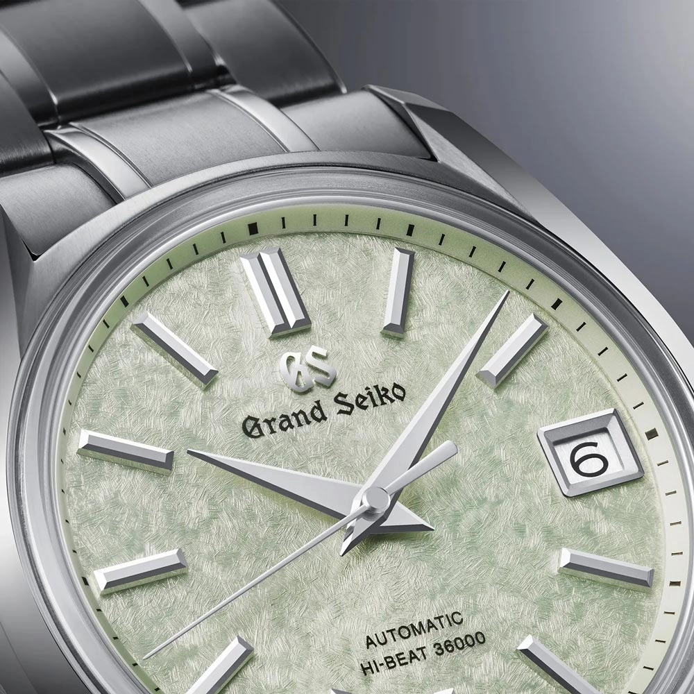 Grand Seiko Heritage Collection Sakura-Wakaba 62GS Hi-Beat 38mm Green Dial Gents Automatic Watch SBGH343G
