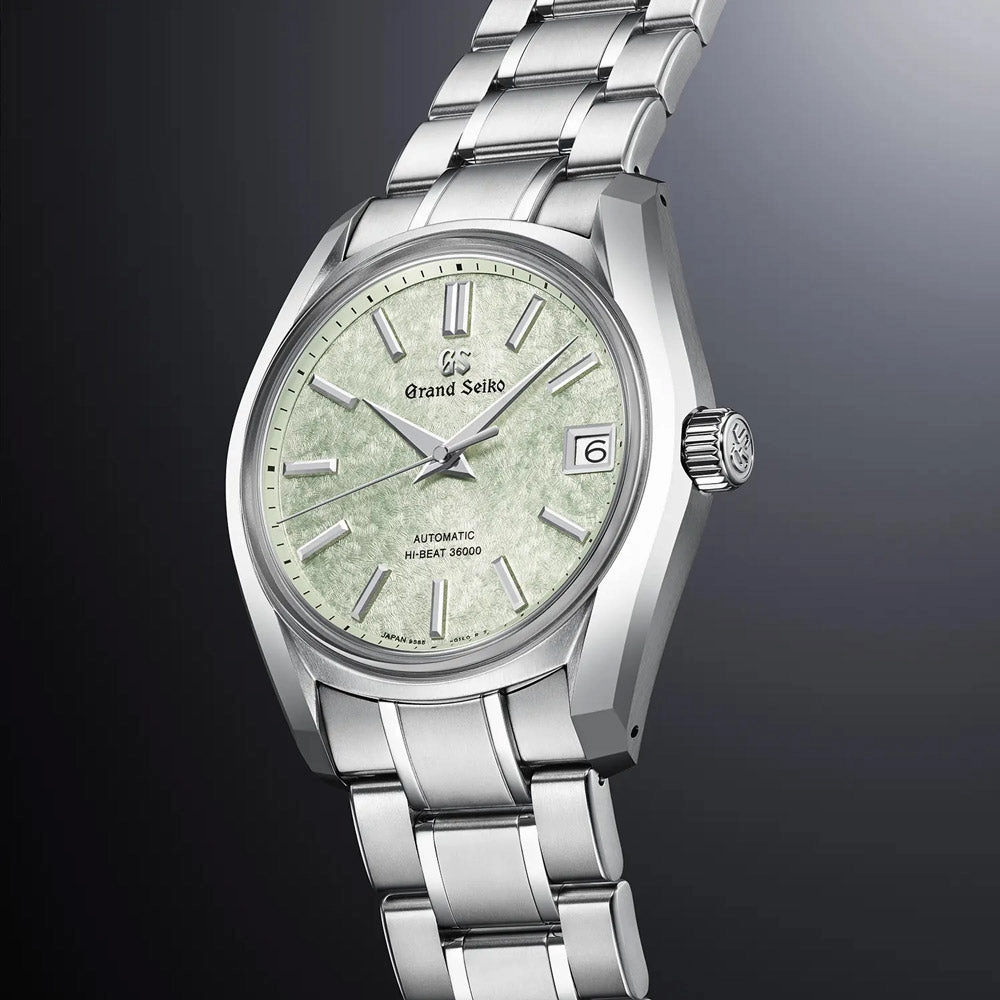 Grand Seiko Heritage Collection Sakura-Wakaba 62GS Hi-Beat 38mm Green Dial Gents Automatic Watch SBGH343G