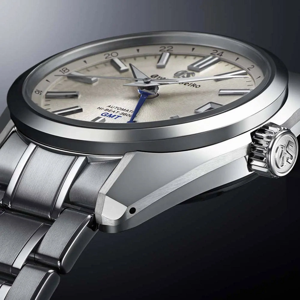 Grand Seiko Heritage Collection Snowfall Mount Iwate 44GS Hi-Beat GMT 40mm Champagne Dial Gents Automatic Watch SBGJ263G