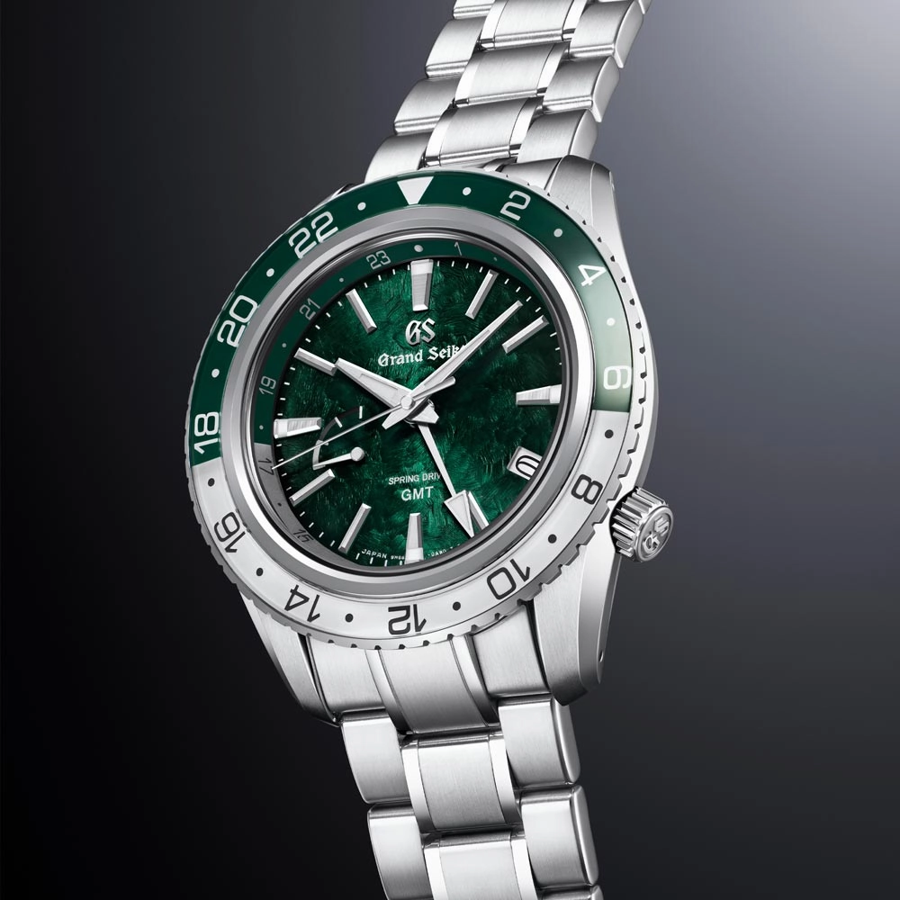 Grand Seiko Sports Collection Hotaka Mountains Spring Drive GMT 44mm Green Dial Gents Watch SBGE295G