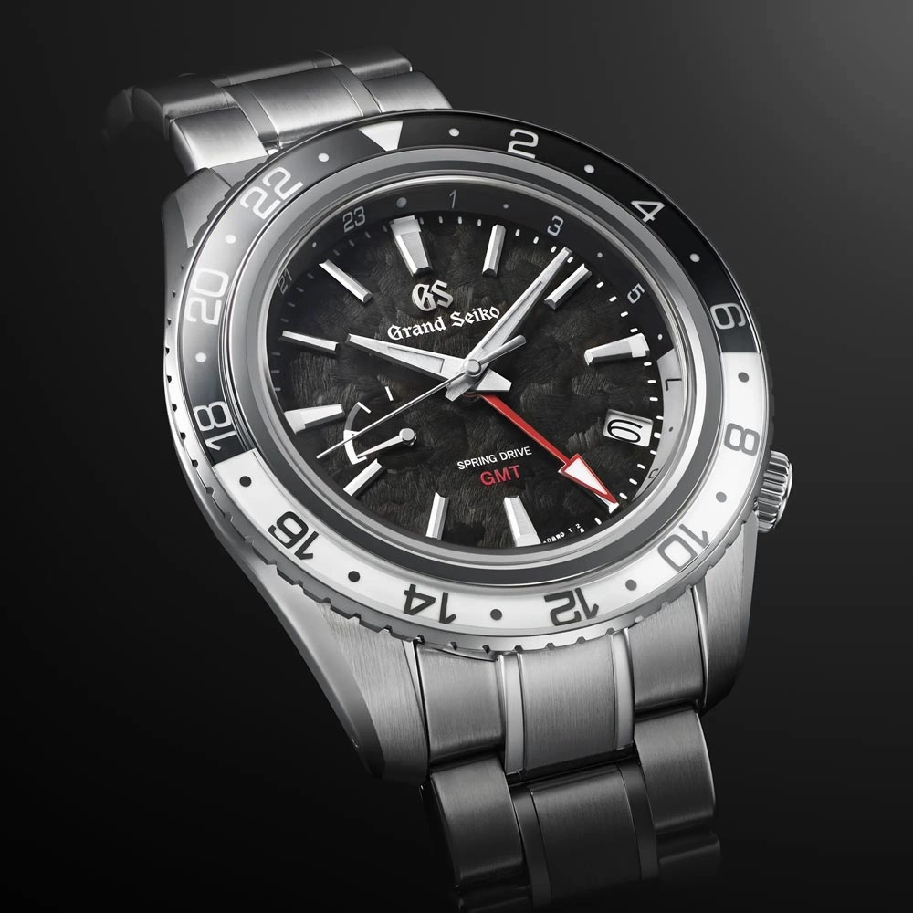 Grand Seiko Sports Collection Hotaka Peaks Spring Drive GMT 44mm Black Dial Gents Watch SBGE277G