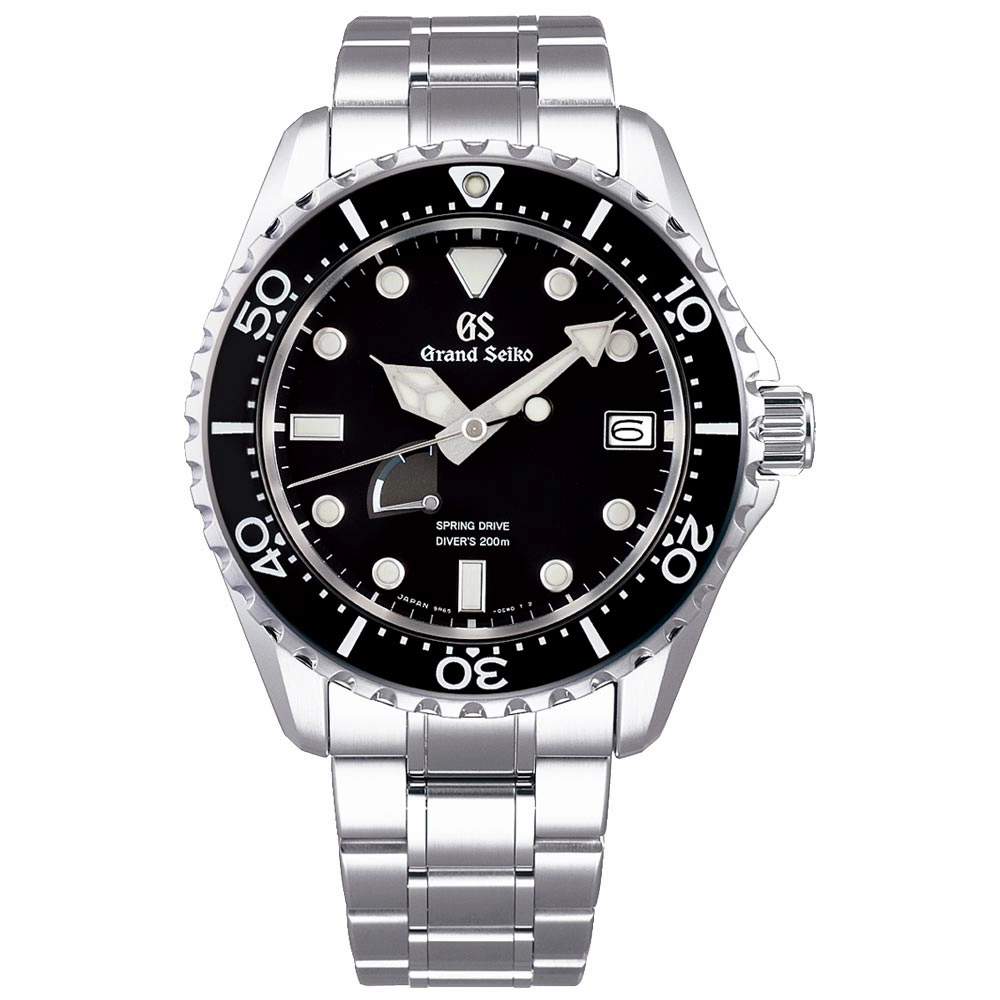 Grand Seiko Sports Collection Spring Drive Divers 44mm Black Dial Gents Watch SBGA461G