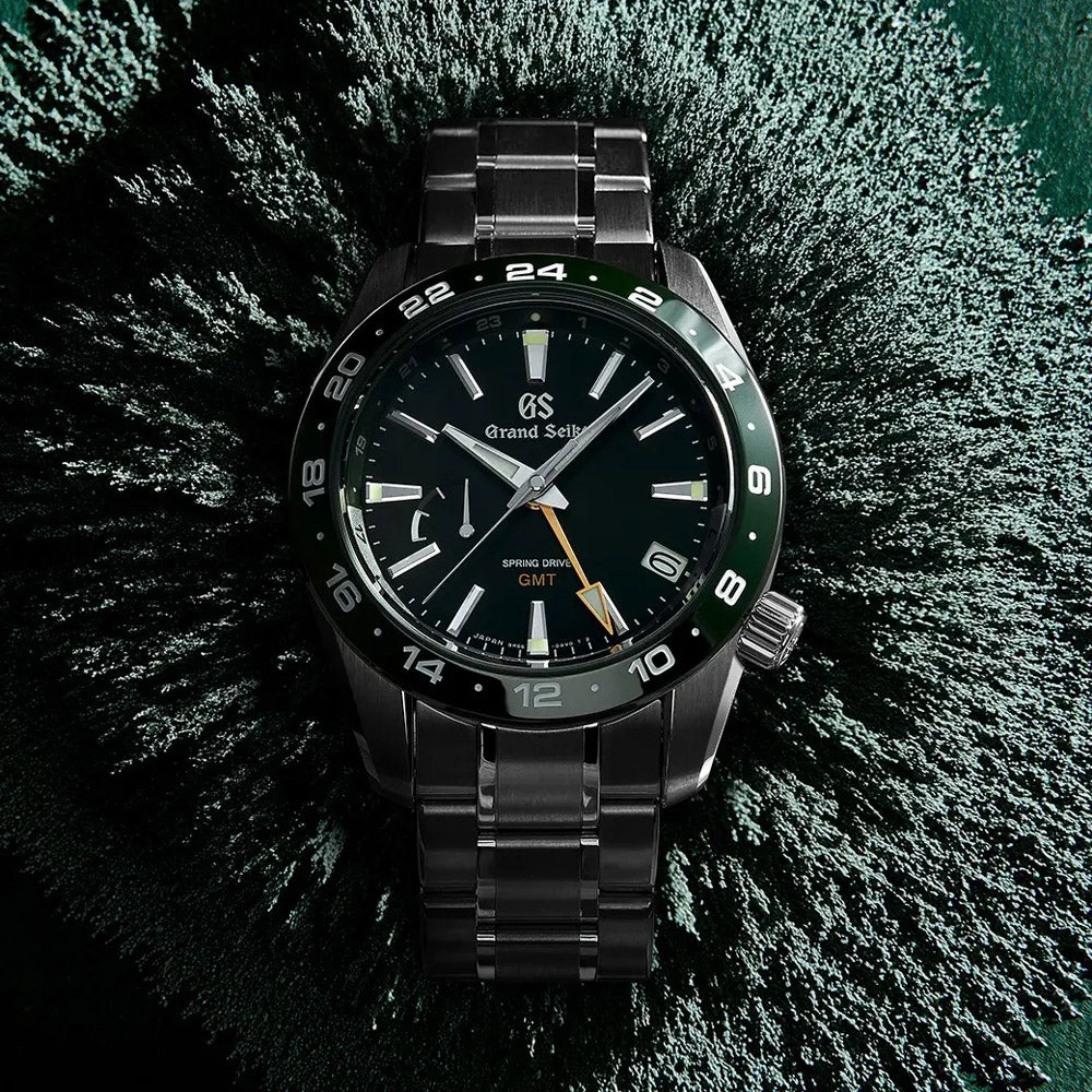 Grand Seiko Sports Collection Spring Drive GMT 44.5mm Green Dial Gents Watch SBGE257G