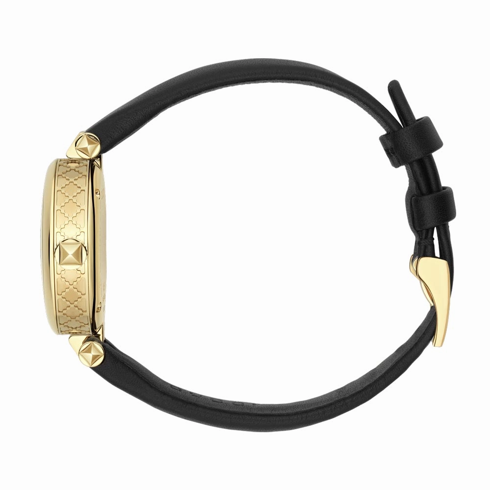 Gucci Diamantissima 27mm MOP Dial Yellow Gold PVD Steel Ladies Watch YA141505
