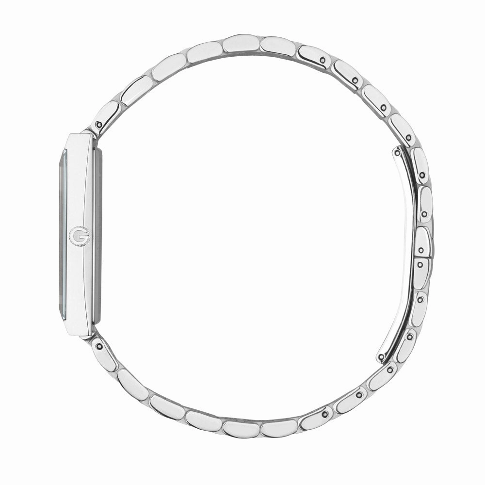 Gucci G-Frame Pink Dial Diamond Ladies Quartz Watch YA127516