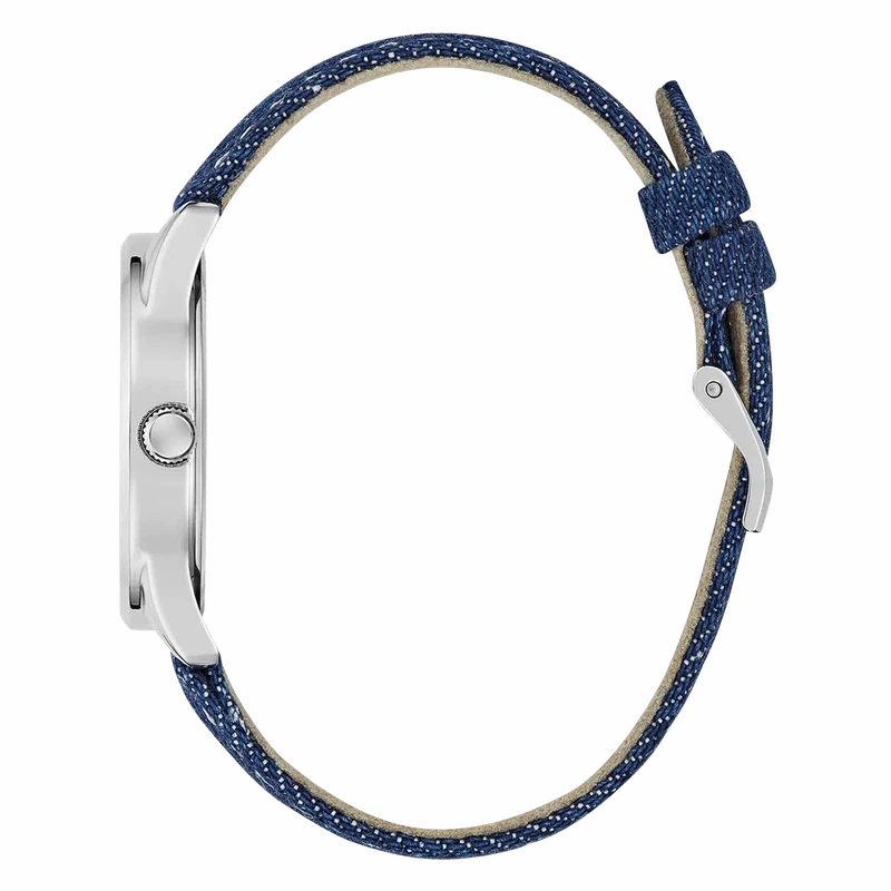 Guess G Stitch Blue Dial Analogue Watch