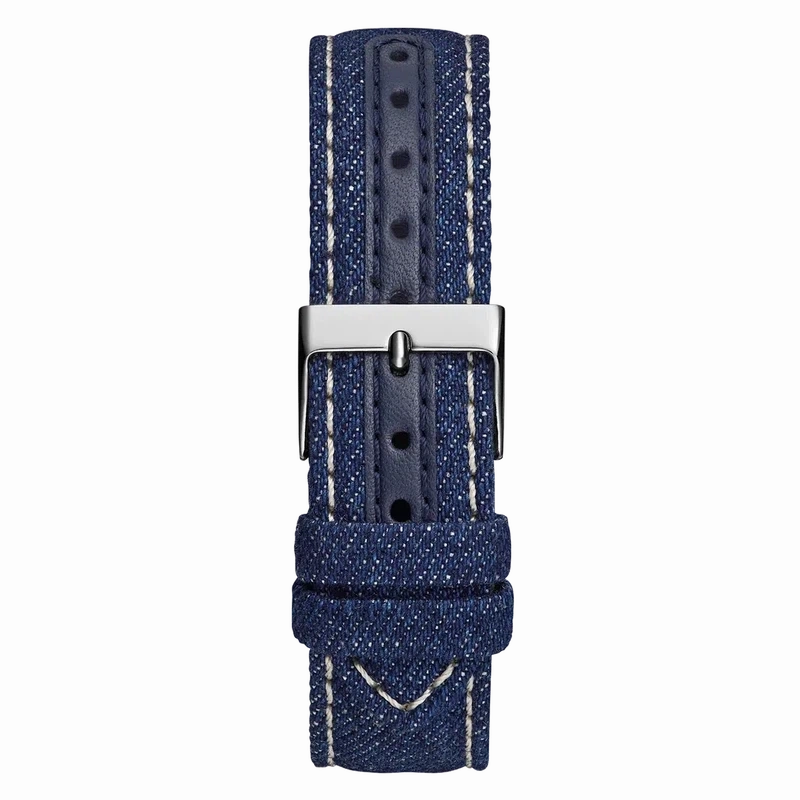 Guess G Stitch Blue Dial Analogue Watch