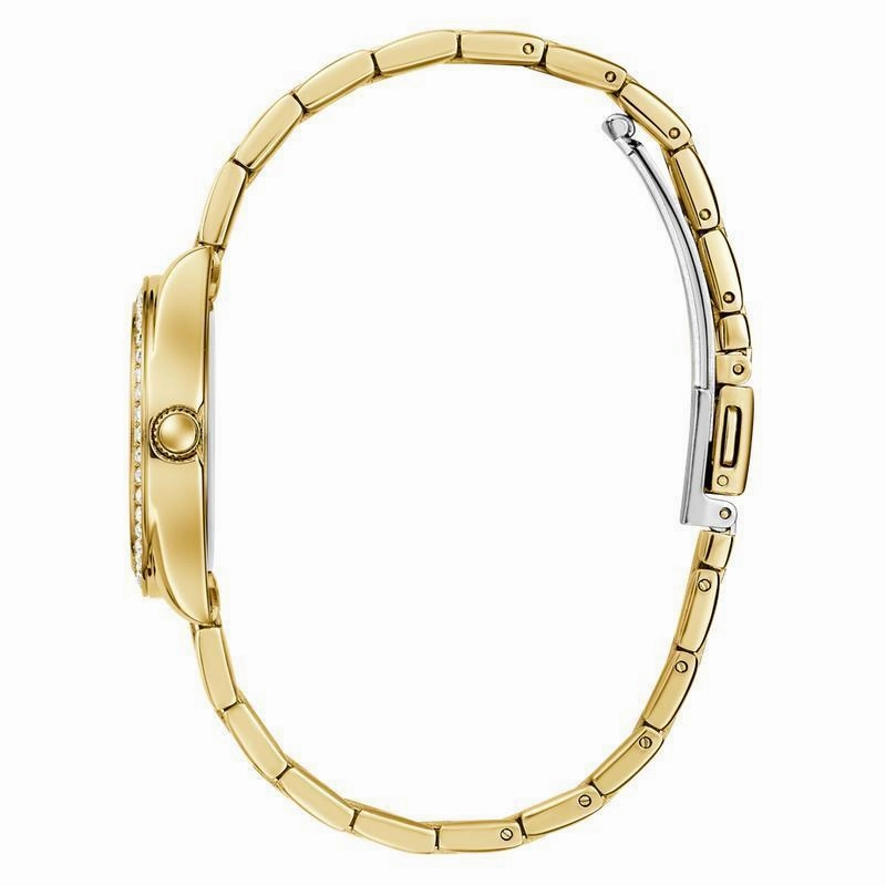 Guess Ladies Gold Tone Analog Watch