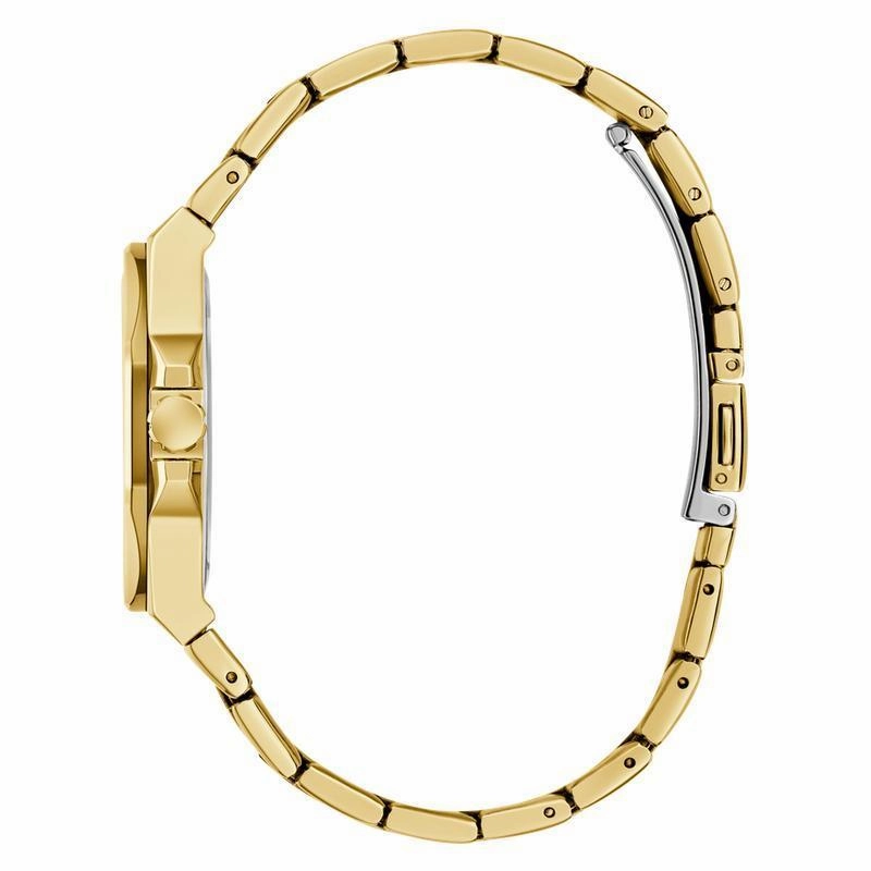 Guess Ladies Gold Tone Analog Watch