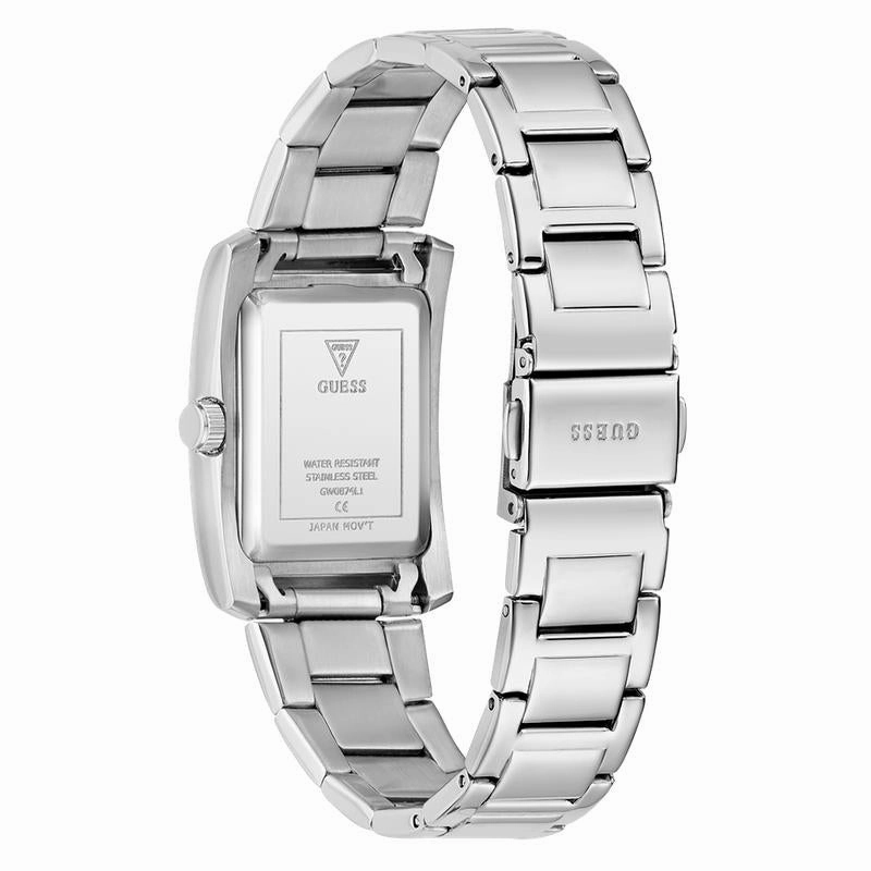 Guess Ladies Silver Tone Analog Watch