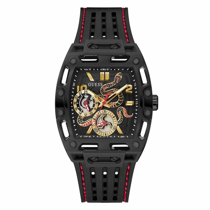 Guess Limited Edition Lunar New Year Black Multi-Function Watch