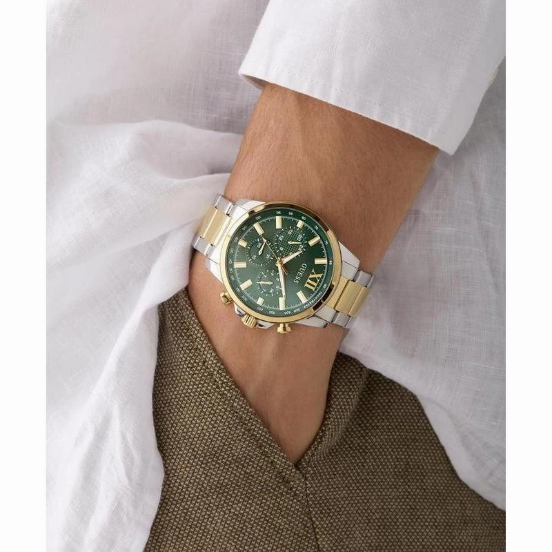 Guess Mens 2-Tone Multi-function Watch