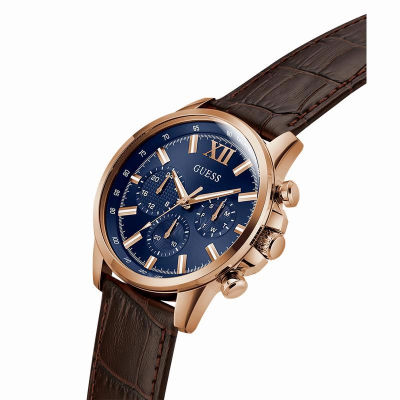 Guess Mens Brown Multi-Function Watch