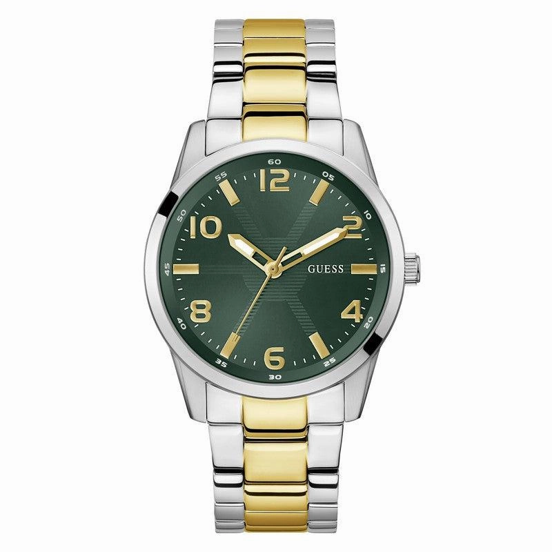 Guess Monte Green Dial Analogue Watch