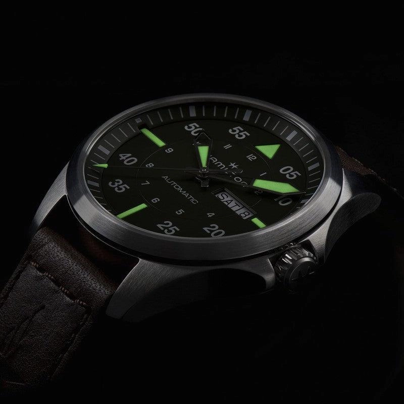 Hamilton Khaki Pilot Aviation Day Date Auto H64635560