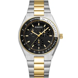 Harison Two Tone Mens Watch *Imitation Sub Dials* 