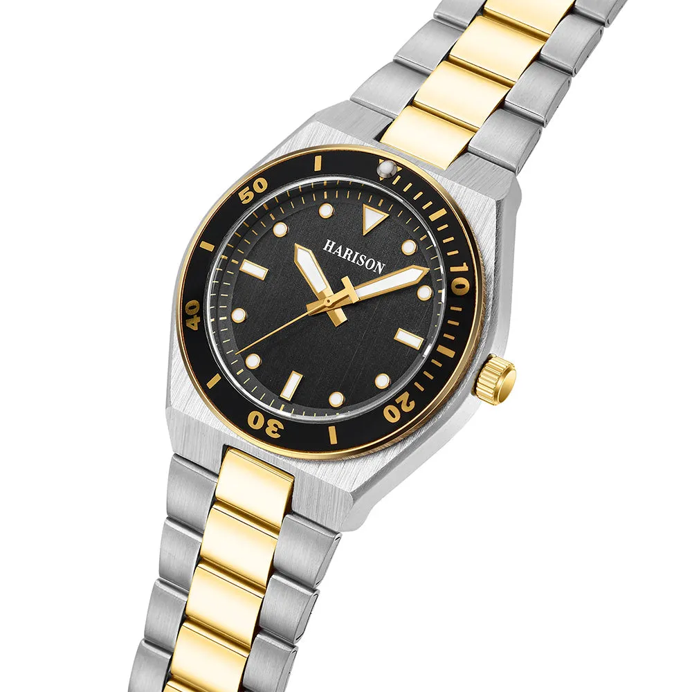 Harison Two Tone Mens Watch