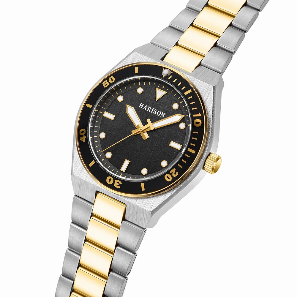 Harison Two Tone Mens Watch