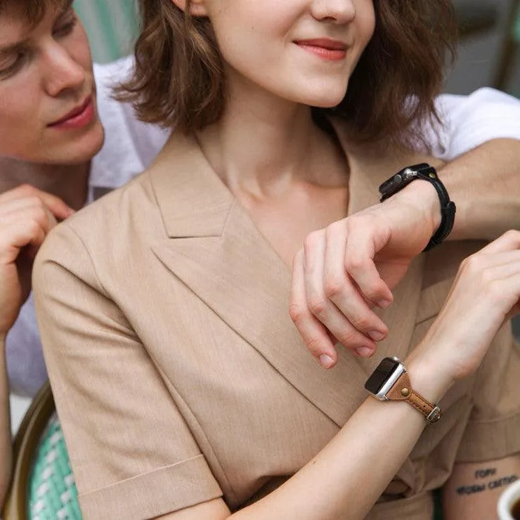 High-end Leather Watch With Small Waist 