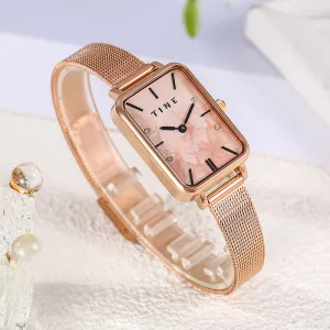 High-Grade Square Ins Style Student Steel Belt Watch Simple Temperament Quartz 