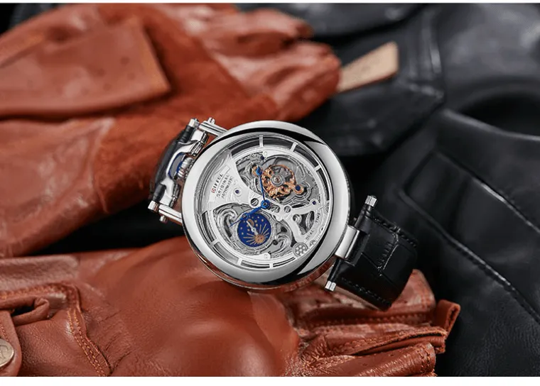 Hollow Bottom True Tourbillon Waterproof Automatic Machine