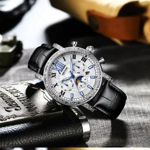 Hollow Flywheel Fully Automatic Mechanical Watch Men's Night Glow Waterproof 