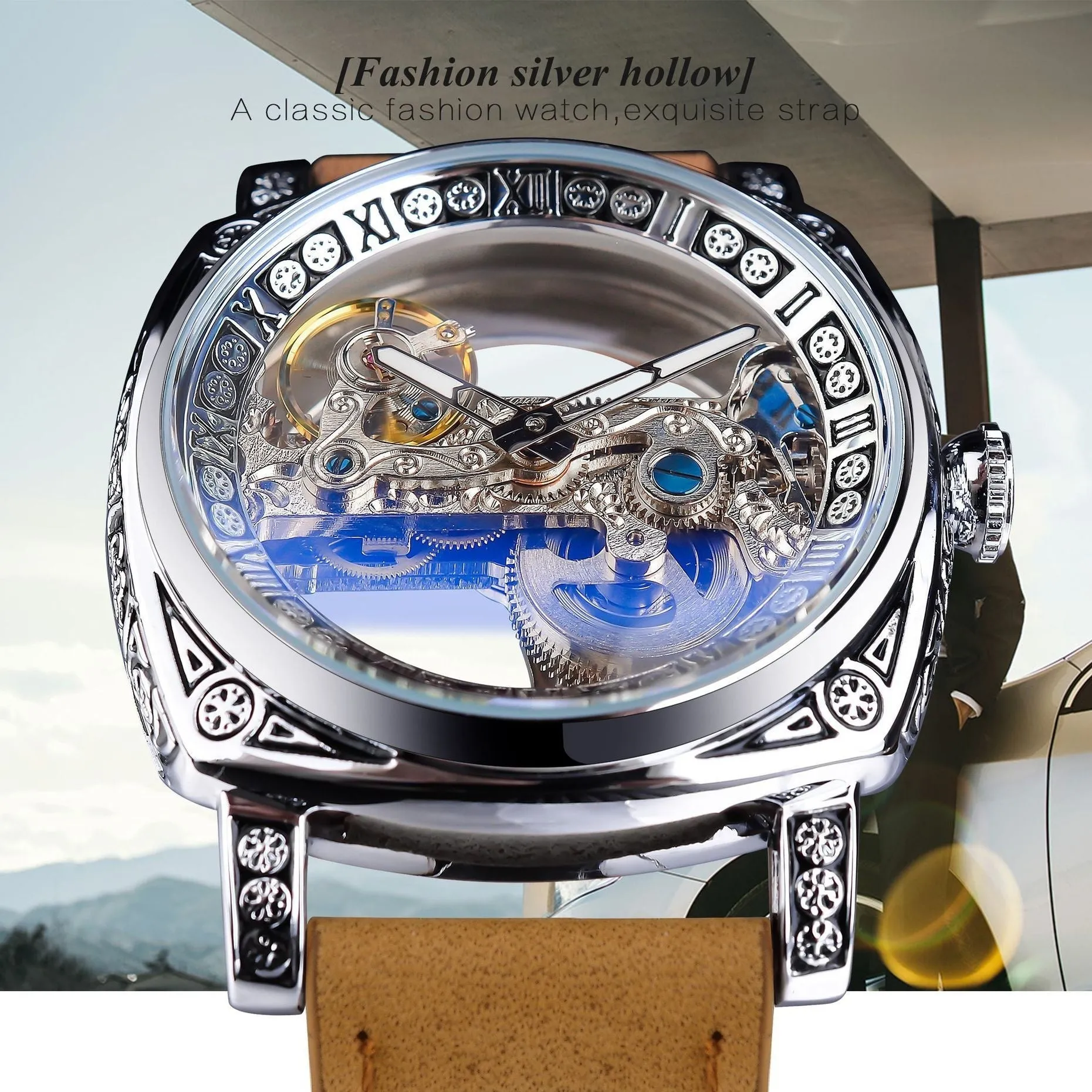 Hollow Mechanical High-end Watch 