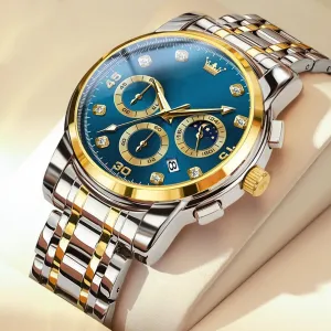 Hot Selling Metal Multifunctional Men's Quartz Watch 