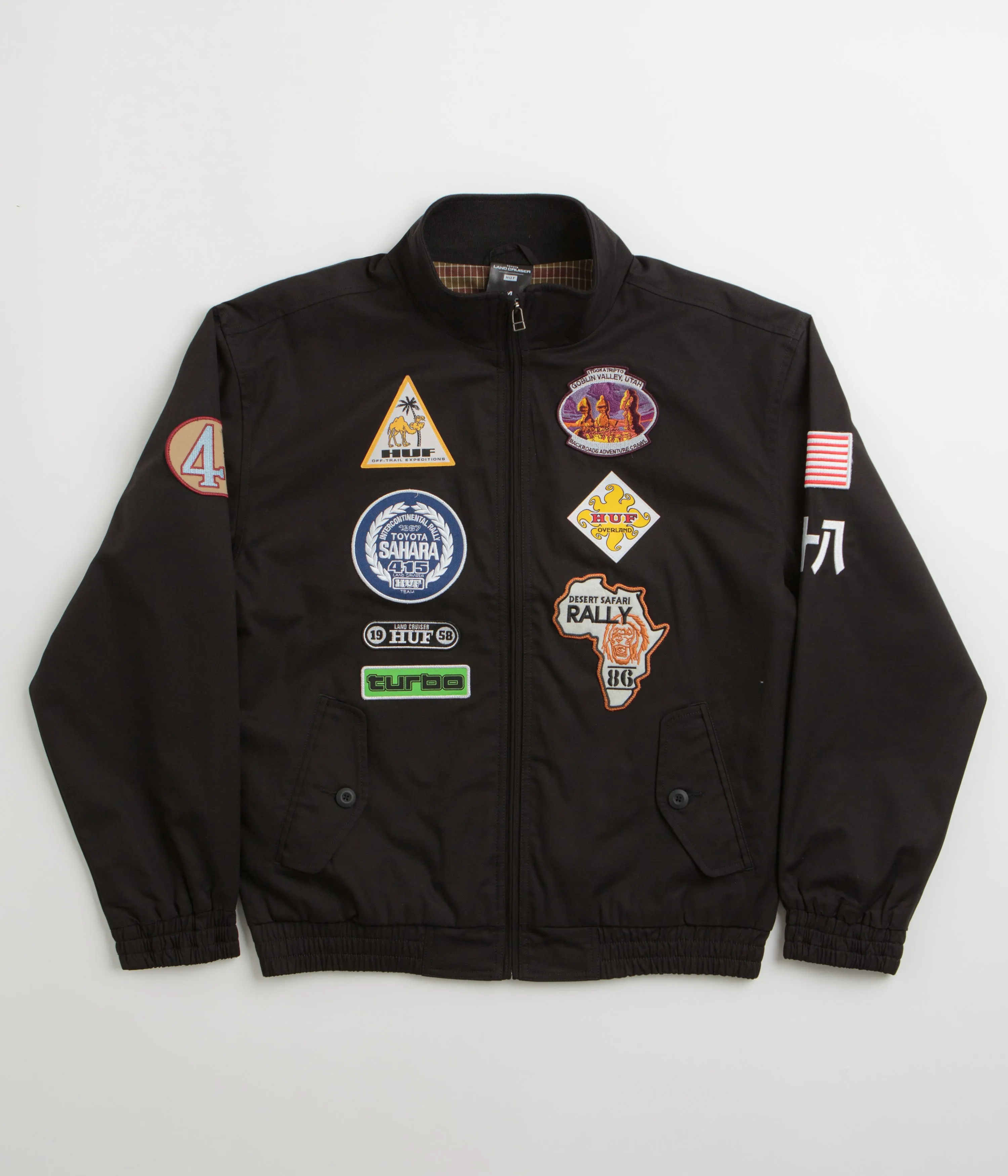 HUF x Toyota Overland Touring Jacket - Black HUF Clothing