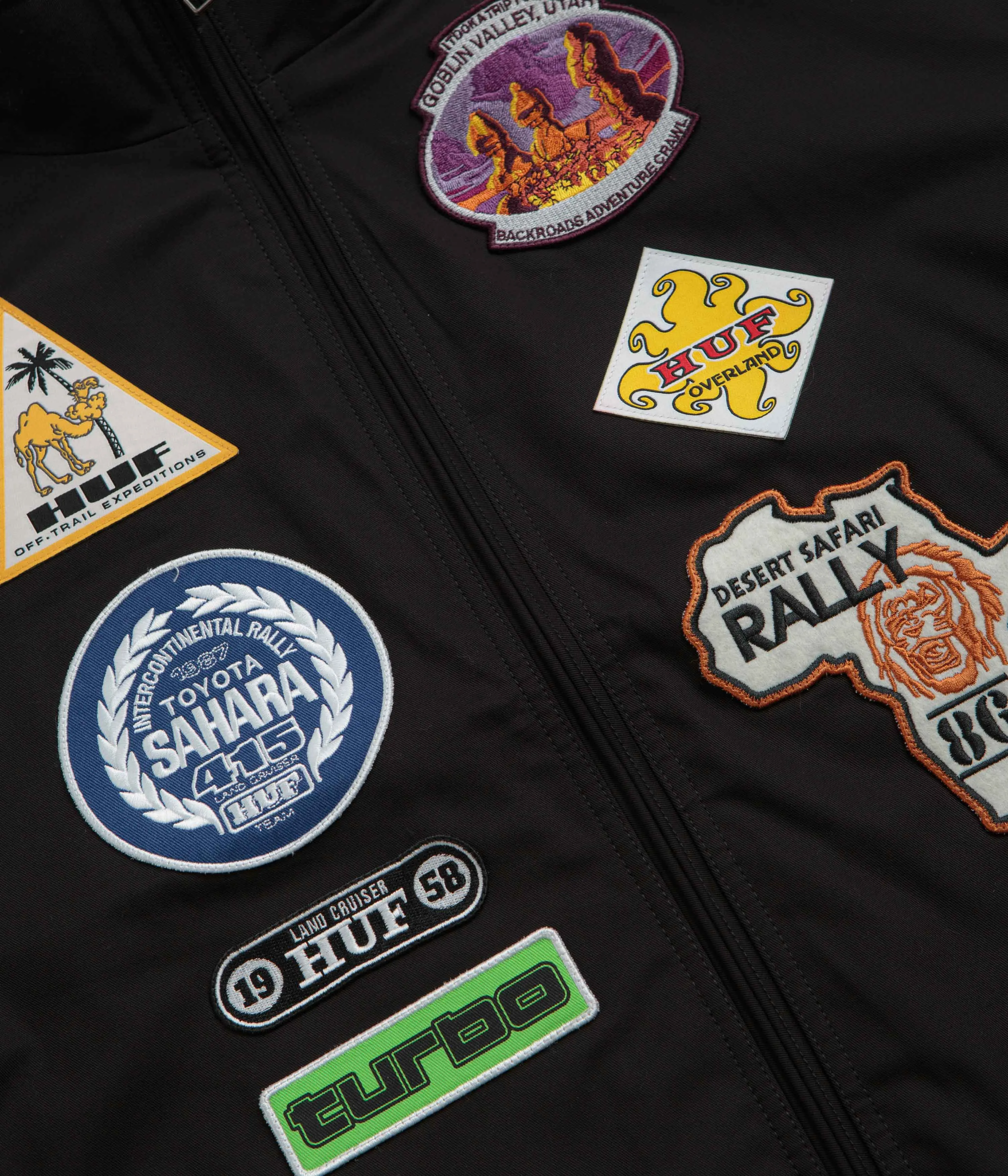HUF x Toyota Overland Touring Jacket - Black HUF Clothing