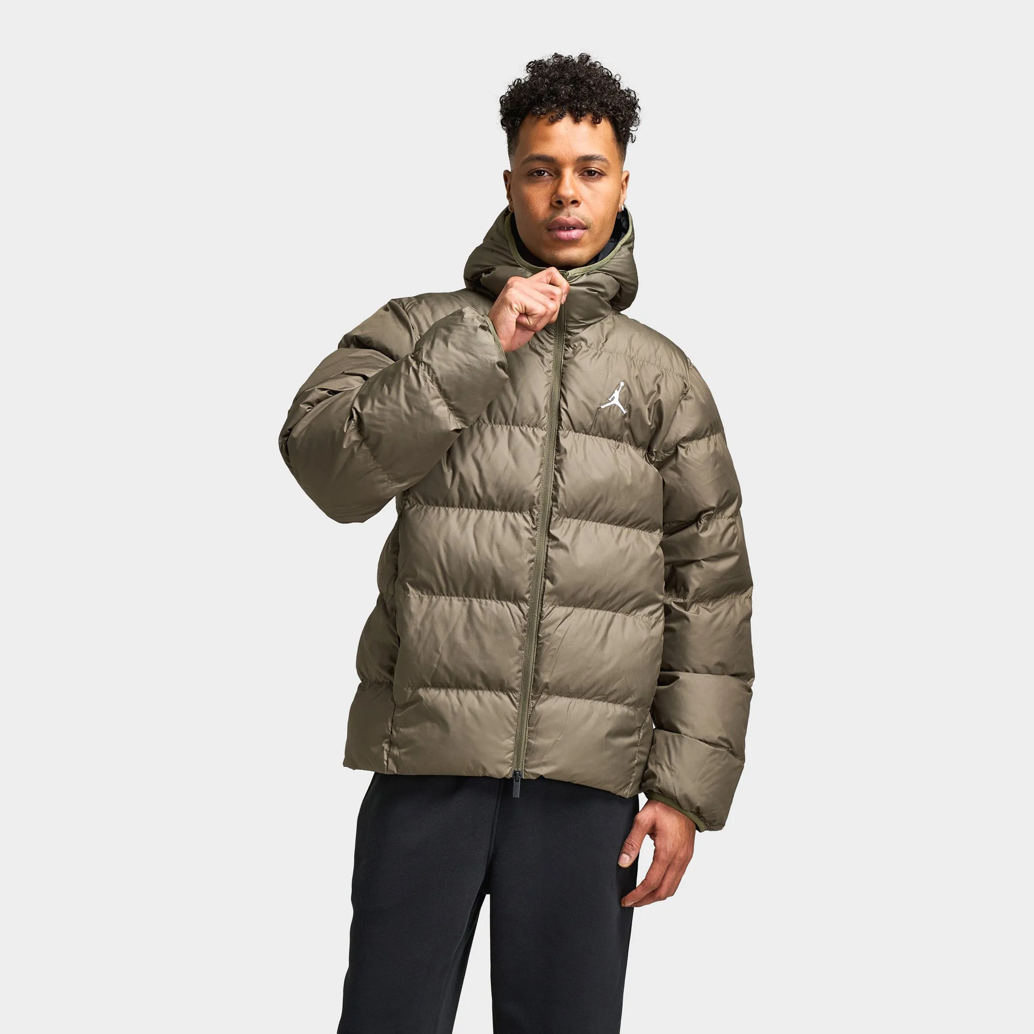 Jordan Jordan Brooklyn Puffer Jacket Medium Olive / Black