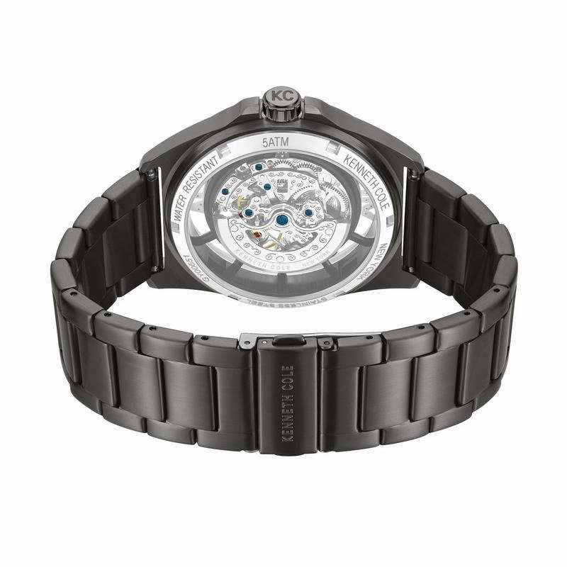 Kenneth Cole Gents IP Black Stainless Steel Automatic Watch KCWGY0065103