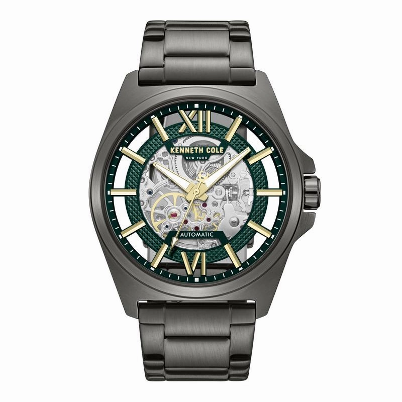 Kenneth Cole Gents IP Black Stainless Steel Automatic Watch KCWGY0065103