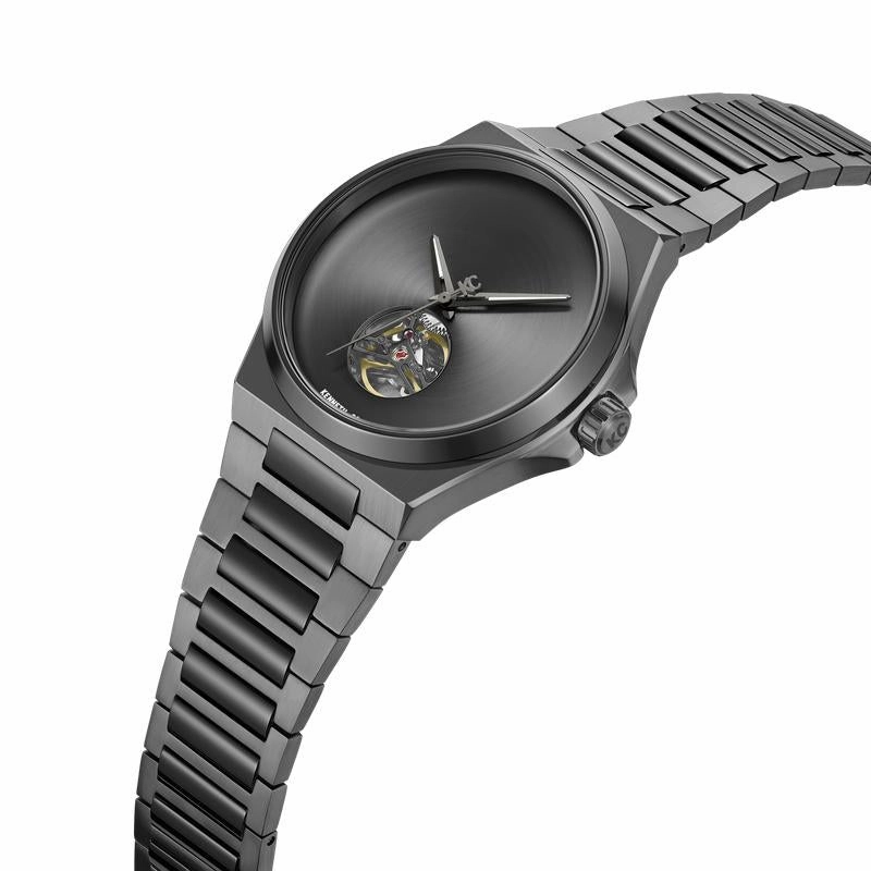 Kenneth Cole Gents IP Black Stainless Steel Automatic Watch KCWGY0067405