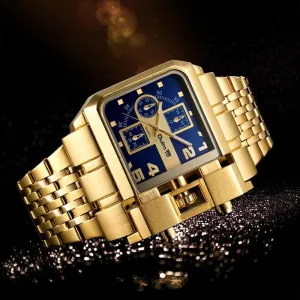 Large Dial Quartz Men's Watch Casual Belt Personality 