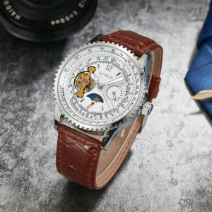 Leisure Business Men's Mechanical Watch Calendar Display 