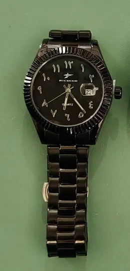Log Series Men's Business Steel Belt Watch Waterproof Alloy Quartz Watch