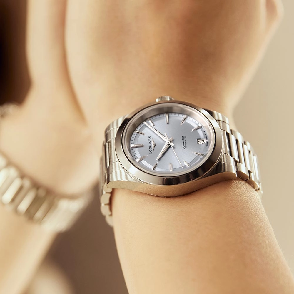 Longines Conquest 34mm Blue Dial Automatic Ladies Watch L3.430.4.92.6