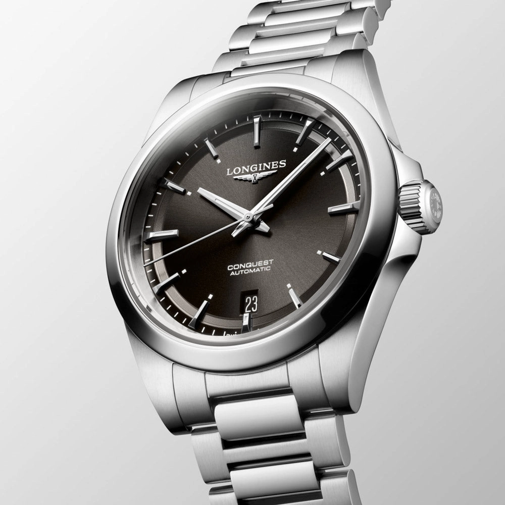 Longines Conquest 38mm Black Dial Automatic Watch L3.720.4.52.6