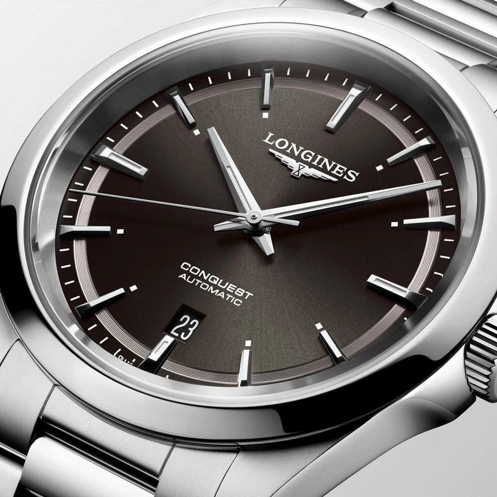Longines Conquest 41mm Black Dial Automatic Gents Watch L3.830.4.52.6