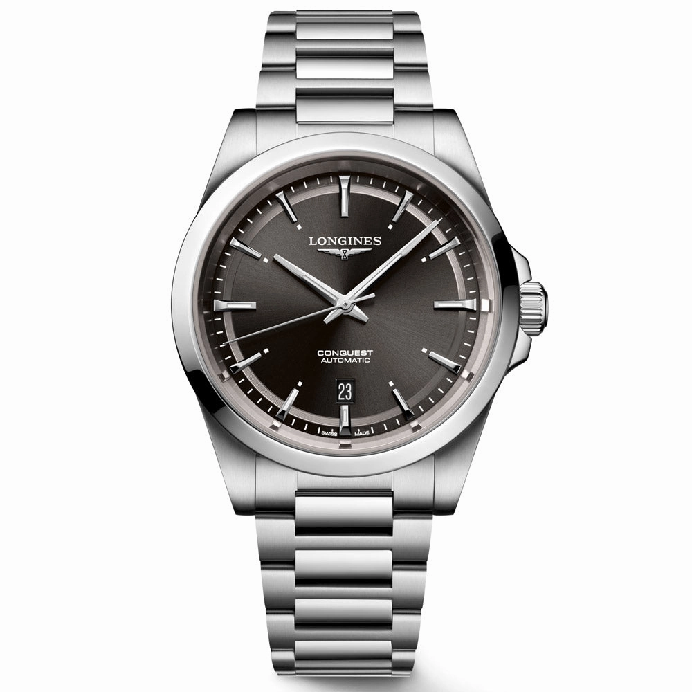 Longines Conquest 41mm Black Dial Automatic Gents Watch L3.830.4.52.6