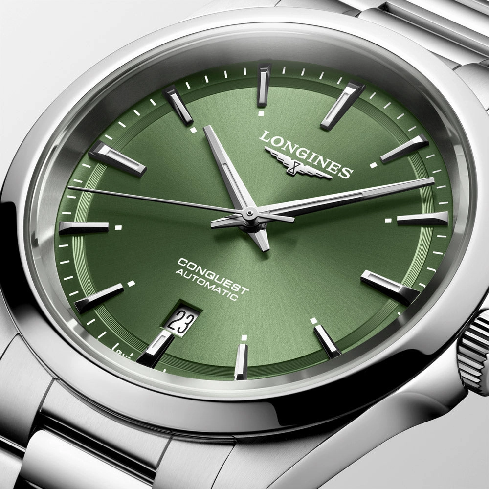 Longines Conquest 41mm Green Dial Automatic Gents Watch L3.830.4.02.6