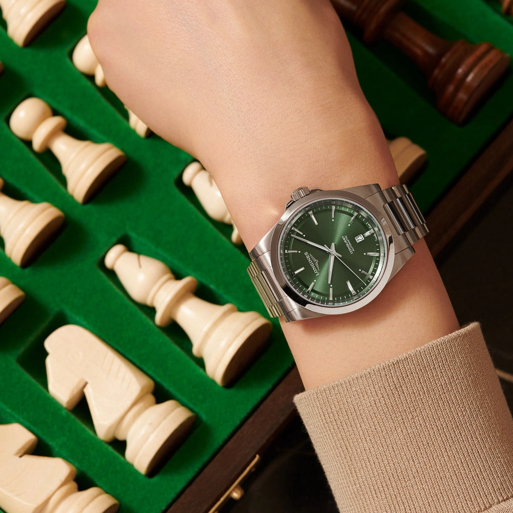 Longines Conquest 41mm Green Dial Automatic Gents Watch L3.830.4.02.6