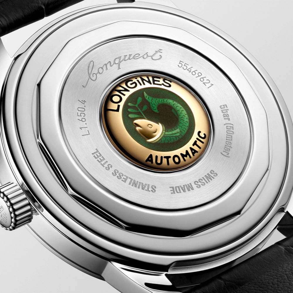 Longines Conquest Heritage 40mm Green Dial Automatic Gents Watch L1.650.4.02.2