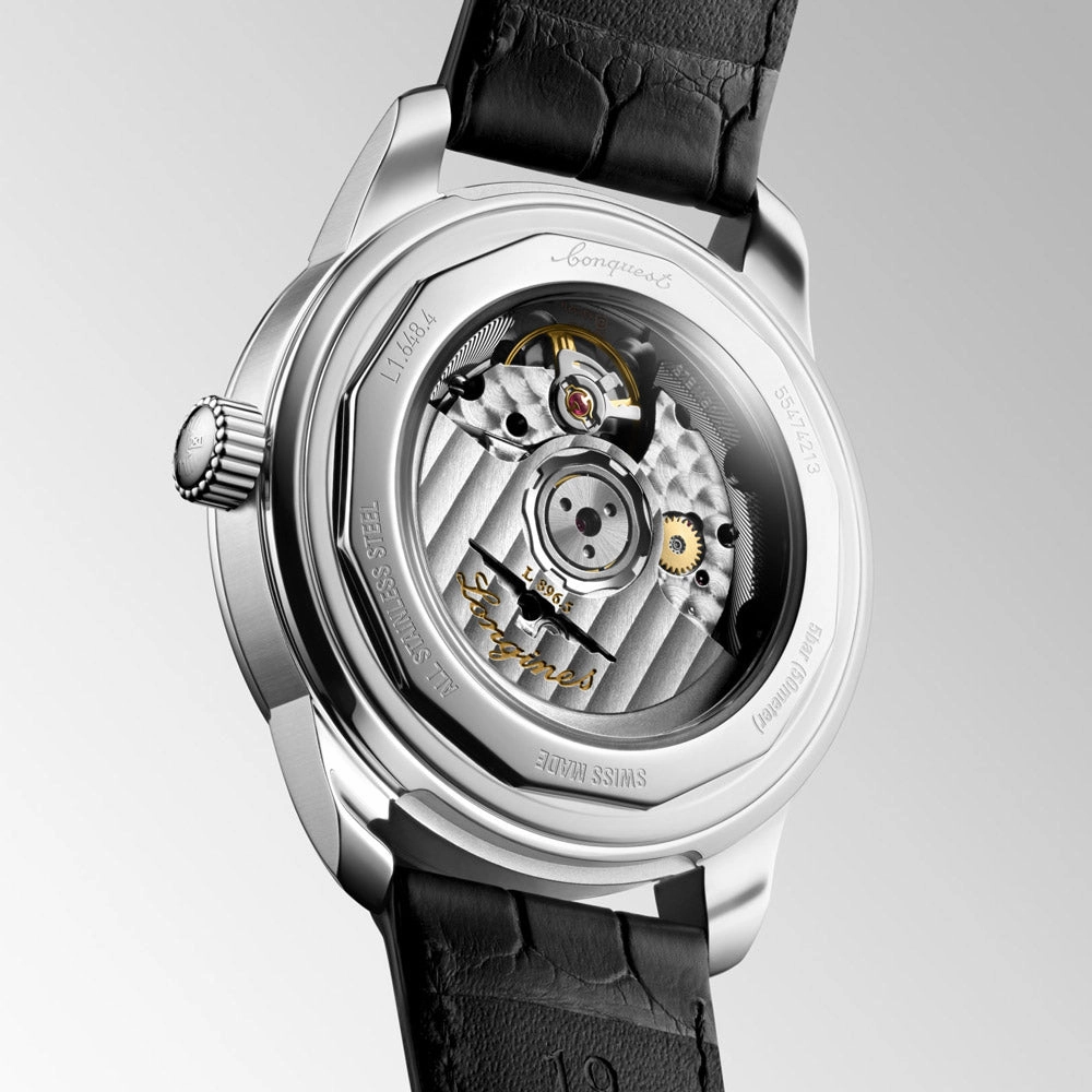Longines Conquest Heritage Central Power Reserve 38mm Black Dial Automatic Watch L1.648.4.52.2